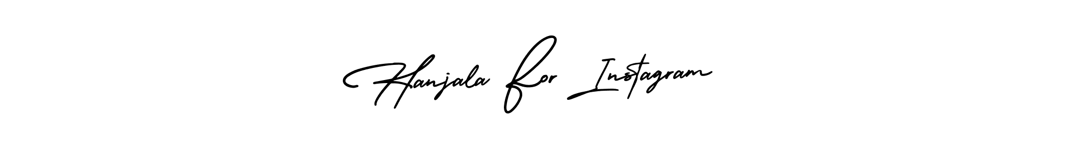 if you are searching for the best signature style for your name Hanjala For Instagram. so please give up your signature search. here we have designed multiple signature styles  using AmerikaSignatureDemo-Regular. Hanjala For Instagram signature style 3 images and pictures png