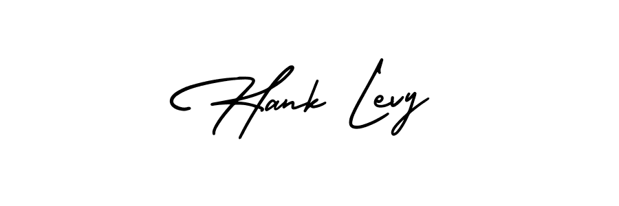 You should practise on your own different ways (AmerikaSignatureDemo-Regular) to write your name (Hank Levy) in signature. don't let someone else do it for you. Hank Levy signature style 3 images and pictures png