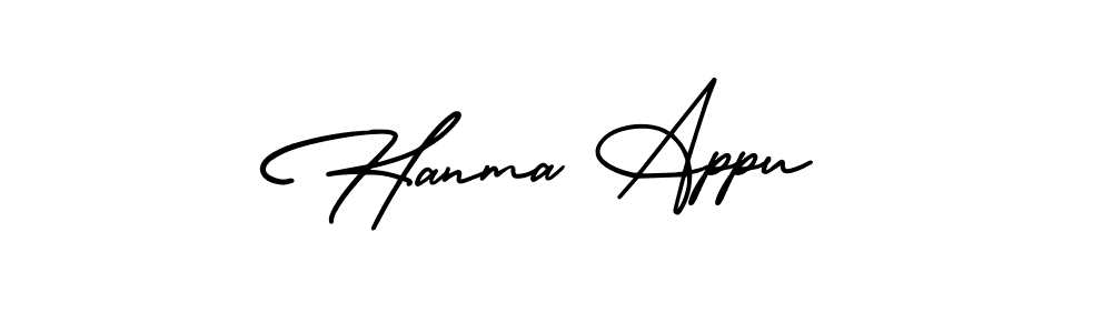Also we have Hanma Appu name is the best signature style. Create professional handwritten signature collection using AmerikaSignatureDemo-Regular autograph style. Hanma Appu signature style 3 images and pictures png