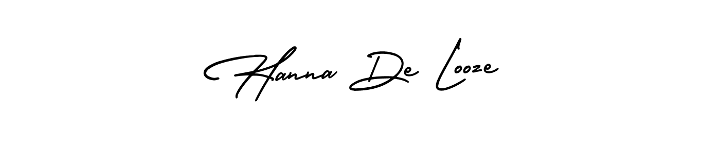 It looks lik you need a new signature style for name Hanna De Looze. Design unique handwritten (AmerikaSignatureDemo-Regular) signature with our free signature maker in just a few clicks. Hanna De Looze signature style 3 images and pictures png