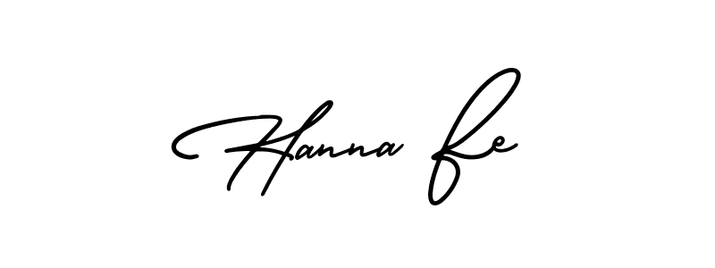 Best and Professional Signature Style for Hanna Fe. AmerikaSignatureDemo-Regular Best Signature Style Collection. Hanna Fe signature style 3 images and pictures png