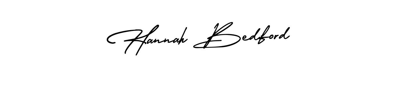 AmerikaSignatureDemo-Regular is a professional signature style that is perfect for those who want to add a touch of class to their signature. It is also a great choice for those who want to make their signature more unique. Get Hannah Bedford name to fancy signature for free. Hannah Bedford signature style 3 images and pictures png