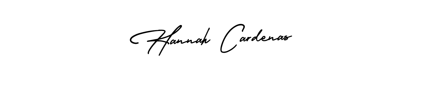 Make a beautiful signature design for name Hannah Cardenas. With this signature (AmerikaSignatureDemo-Regular) style, you can create a handwritten signature for free. Hannah Cardenas signature style 3 images and pictures png