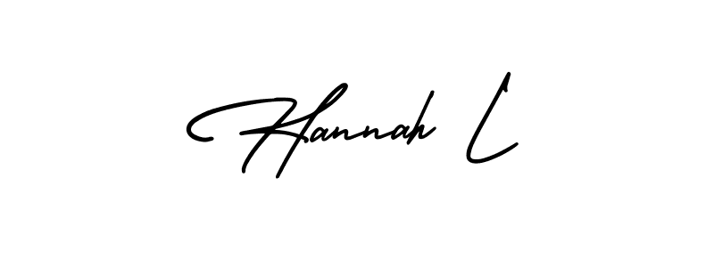 Once you've used our free online signature maker to create your best signature AmerikaSignatureDemo-Regular style, it's time to enjoy all of the benefits that Hannah L name signing documents. Hannah L signature style 3 images and pictures png