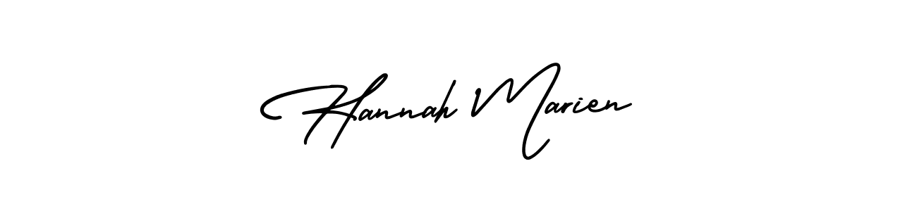 AmerikaSignatureDemo-Regular is a professional signature style that is perfect for those who want to add a touch of class to their signature. It is also a great choice for those who want to make their signature more unique. Get Hannah Marien name to fancy signature for free. Hannah Marien signature style 3 images and pictures png