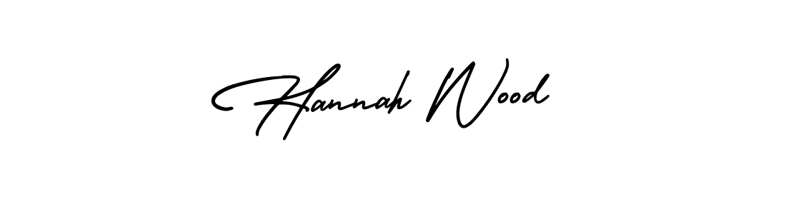 Create a beautiful signature design for name Hannah Wood. With this signature (AmerikaSignatureDemo-Regular) fonts, you can make a handwritten signature for free. Hannah Wood signature style 3 images and pictures png