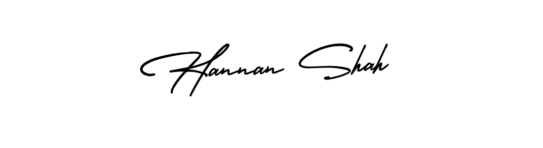 Create a beautiful signature design for name Hannan Shah. With this signature (AmerikaSignatureDemo-Regular) fonts, you can make a handwritten signature for free. Hannan Shah signature style 3 images and pictures png