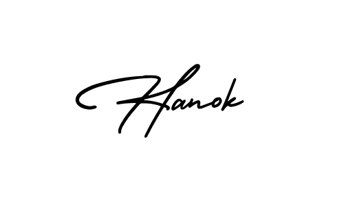 Hanok stylish signature style. Best Handwritten Sign (AmerikaSignatureDemo-Regular) for my name. Handwritten Signature Collection Ideas for my name Hanok. Hanok signature style 3 images and pictures png