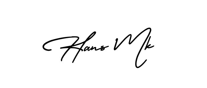 This is the best signature style for the Hans Mk name. Also you like these signature font (AmerikaSignatureDemo-Regular). Mix name signature. Hans Mk signature style 3 images and pictures png