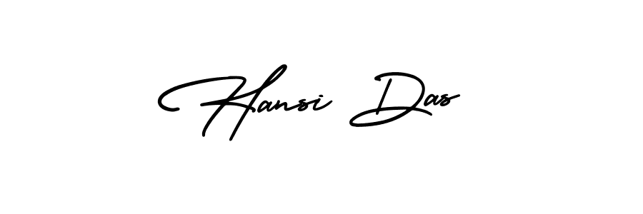 Design your own signature with our free online signature maker. With this signature software, you can create a handwritten (AmerikaSignatureDemo-Regular) signature for name Hansi Das. Hansi Das signature style 3 images and pictures png