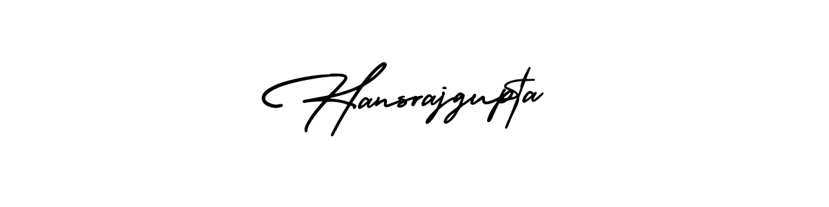 Hansrajgupta stylish signature style. Best Handwritten Sign (AmerikaSignatureDemo-Regular) for my name. Handwritten Signature Collection Ideas for my name Hansrajgupta. Hansrajgupta signature style 3 images and pictures png