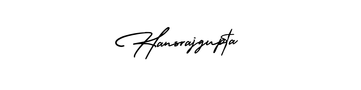 It looks lik you need a new signature style for name Hansrajgupta. Design unique handwritten (AmerikaSignatureDemo-Regular) signature with our free signature maker in just a few clicks. Hansrajgupta signature style 3 images and pictures png