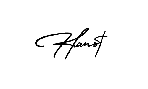 This is the best signature style for the Hanst name. Also you like these signature font (AmerikaSignatureDemo-Regular). Mix name signature. Hanst signature style 3 images and pictures png