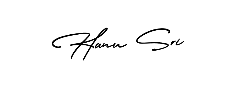 Hanu Sri stylish signature style. Best Handwritten Sign (AmerikaSignatureDemo-Regular) for my name. Handwritten Signature Collection Ideas for my name Hanu Sri. Hanu Sri signature style 3 images and pictures png