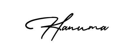 Transform the name Hanuma into a signature masterpiece using AmerikaSignatureDemo-Regular font. Ideal for photographers, artists, and creators looking for watermarks. Hanuma signature style 3 images and pictures png