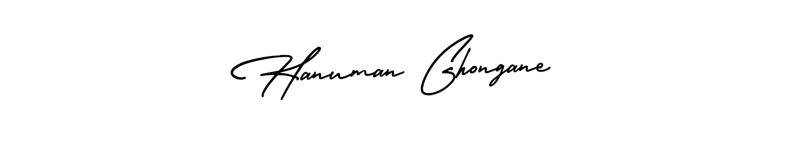 Hanuman Ghongane stylish signature style. Best Handwritten Sign (AmerikaSignatureDemo-Regular) for my name. Handwritten Signature Collection Ideas for my name Hanuman Ghongane. Hanuman Ghongane signature style 3 images and pictures png