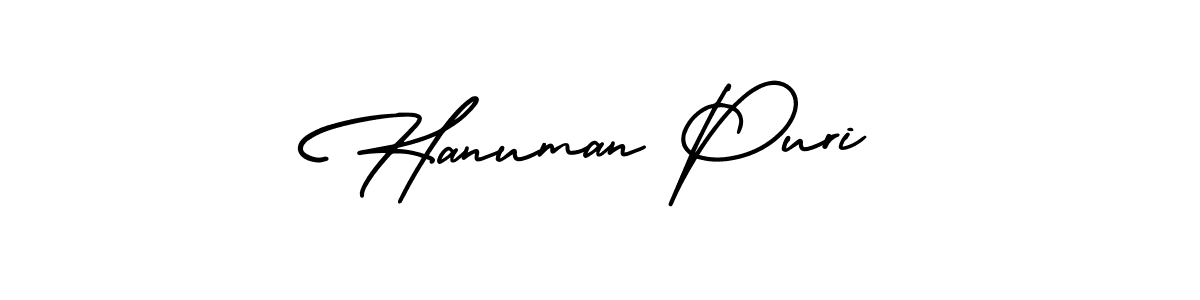 Use a signature maker to create a handwritten signature online. With this signature software, you can design (AmerikaSignatureDemo-Regular) your own signature for name Hanuman Puri. Hanuman Puri signature style 3 images and pictures png