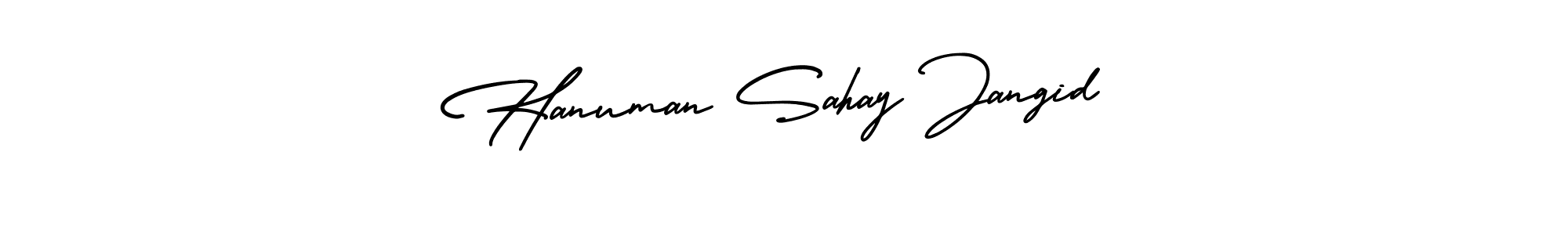 Similarly AmerikaSignatureDemo-Regular is the best handwritten signature design. Signature creator online .You can use it as an online autograph creator for name Hanuman Sahay Jangid. Hanuman Sahay Jangid signature style 3 images and pictures png