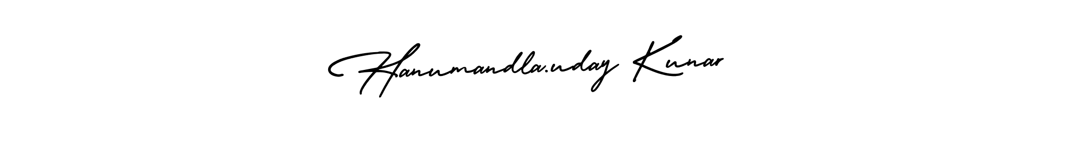 Also we have Hanumandla.uday Kunar name is the best signature style. Create professional handwritten signature collection using AmerikaSignatureDemo-Regular autograph style. Hanumandla.uday Kunar signature style 3 images and pictures png