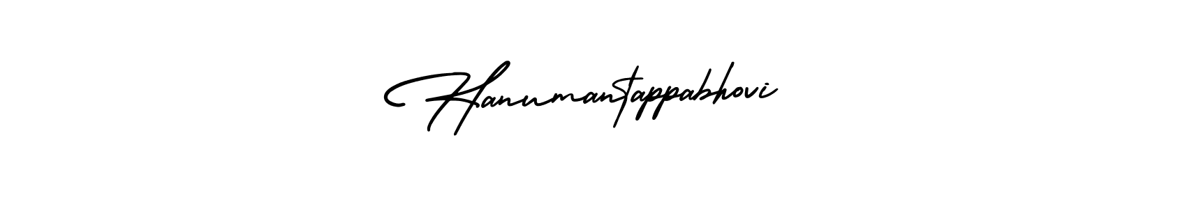 How to make Hanumantappabhovi name signature. Use AmerikaSignatureDemo-Regular style for creating short signs online. This is the latest handwritten sign. Hanumantappabhovi signature style 3 images and pictures png