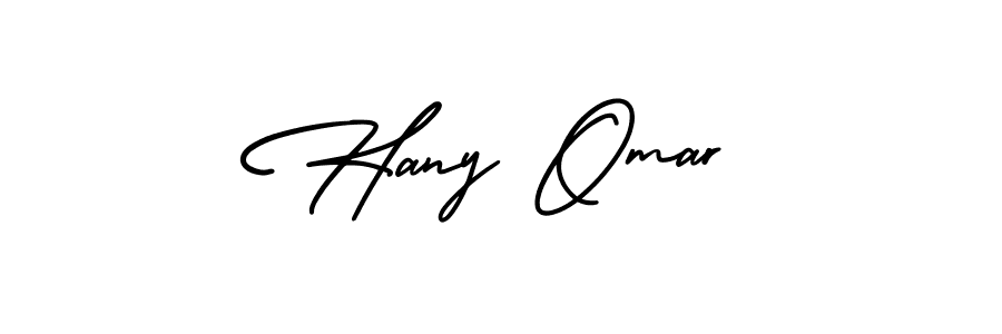 Design your own signature with our free online signature maker. With this signature software, you can create a handwritten (AmerikaSignatureDemo-Regular) signature for name Hany Omar. Hany Omar signature style 3 images and pictures png