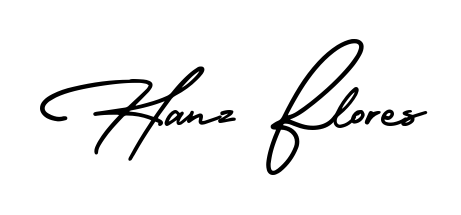 Get inspired by this graceful AmerikaSignatureDemo-Regular signature style for name Hanz Flores. Smooth loops and balanced proportions for everyday use. Hanz Flores signature style 3 images and pictures png