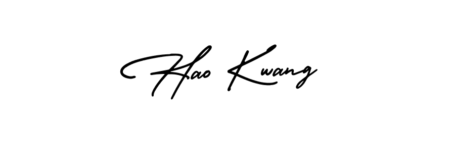 How to make Hao Kwang signature? AmerikaSignatureDemo-Regular is a professional autograph style. Create handwritten signature for Hao Kwang name. Hao Kwang signature style 3 images and pictures png