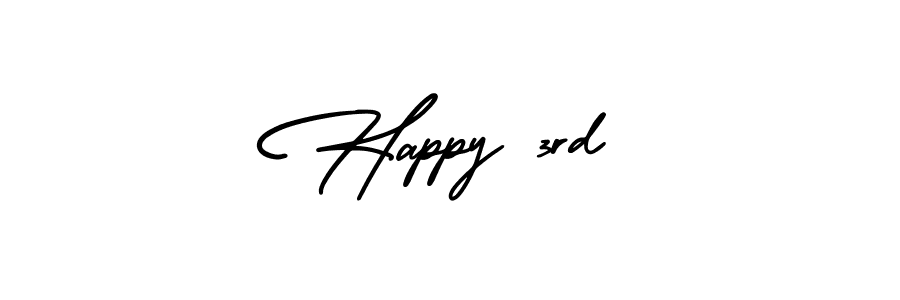 Once you've used our free online signature maker to create your best signature AmerikaSignatureDemo-Regular style, it's time to enjoy all of the benefits that Happy 3rd name signing documents. Happy 3rd signature style 3 images and pictures png