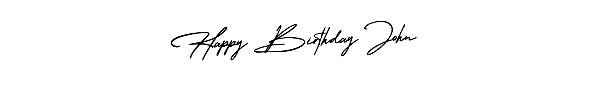 Similarly AmerikaSignatureDemo-Regular is the best handwritten signature design. Signature creator online .You can use it as an online autograph creator for name Happy Birthday John. Happy Birthday John signature style 3 images and pictures png