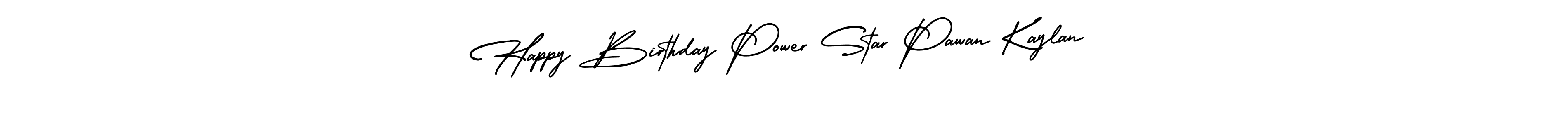 How to make Happy Birthday Power Star Pawan Kaylan name signature. Use AmerikaSignatureDemo-Regular style for creating short signs online. This is the latest handwritten sign. Happy Birthday Power Star Pawan Kaylan signature style 3 images and pictures png