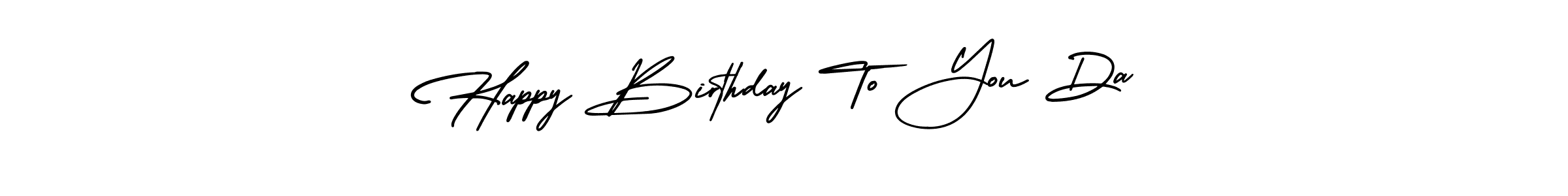 Create a beautiful signature design for name Happy Birthday To You Da. With this signature (AmerikaSignatureDemo-Regular) fonts, you can make a handwritten signature for free. Happy Birthday To You Da signature style 3 images and pictures png