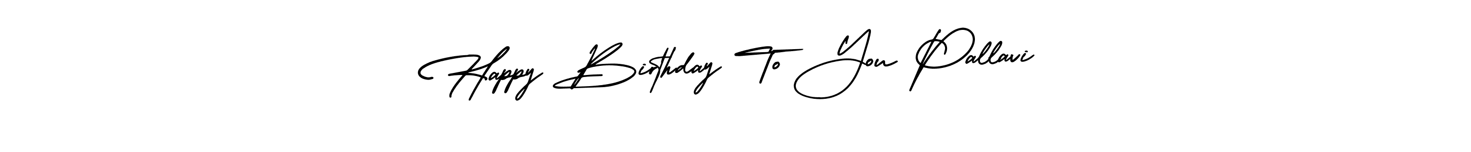 How to make Happy Birthday To You Pallavi signature? AmerikaSignatureDemo-Regular is a professional autograph style. Create handwritten signature for Happy Birthday To You Pallavi name. Happy Birthday To You Pallavi signature style 3 images and pictures png