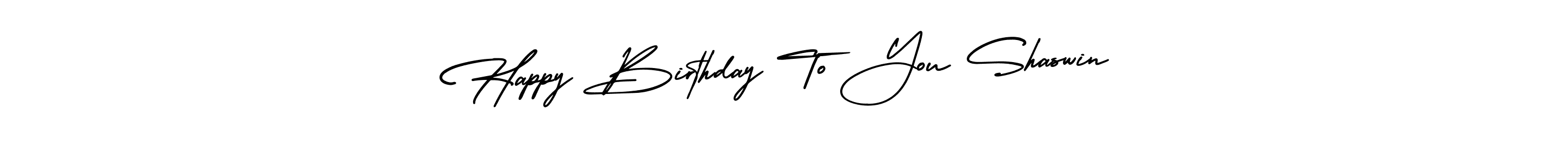 Make a beautiful signature design for name Happy Birthday To You Shaswin. With this signature (AmerikaSignatureDemo-Regular) style, you can create a handwritten signature for free. Happy Birthday To You Shaswin signature style 3 images and pictures png