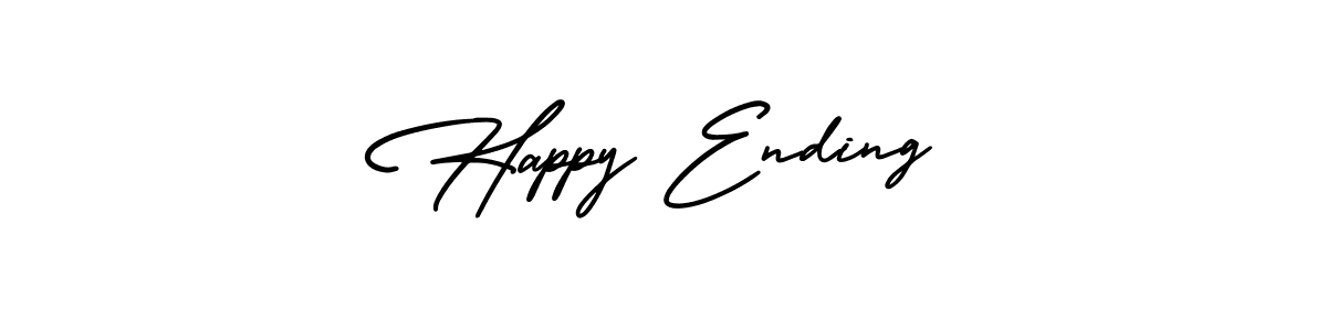 Once you've used our free online signature maker to create your best signature AmerikaSignatureDemo-Regular style, it's time to enjoy all of the benefits that Happy Ending name signing documents. Happy Ending signature style 3 images and pictures png