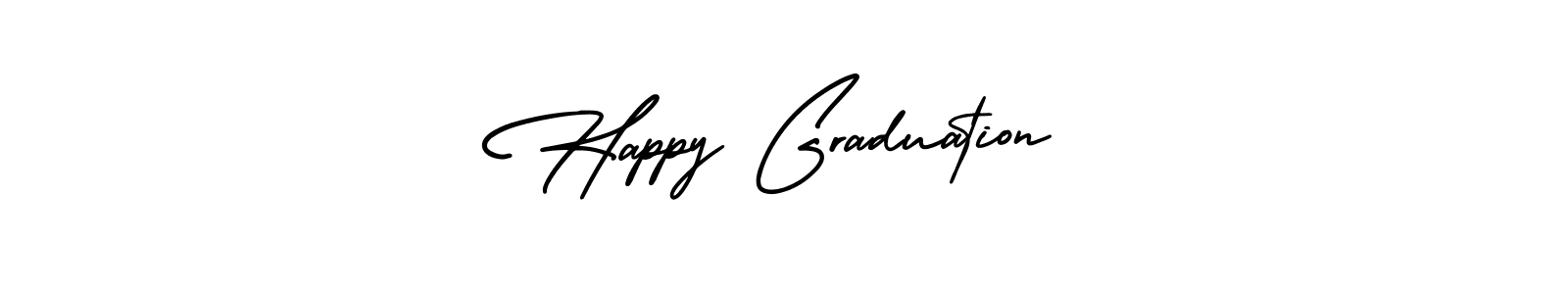 How to Draw Happy Graduation signature style? AmerikaSignatureDemo-Regular is a latest design signature styles for name Happy Graduation. Happy Graduation signature style 3 images and pictures png
