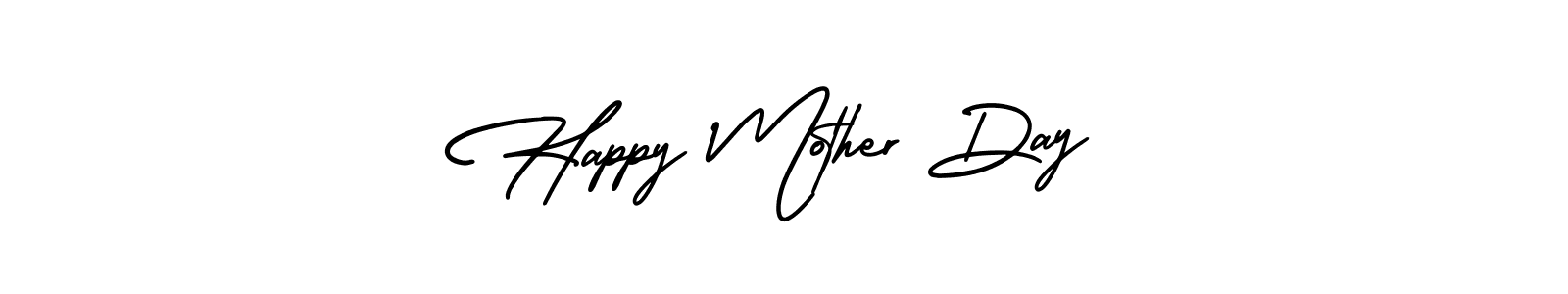 Happy Mother Day stylish signature style. Best Handwritten Sign (AmerikaSignatureDemo-Regular) for my name. Handwritten Signature Collection Ideas for my name Happy Mother Day. Happy Mother Day signature style 3 images and pictures png