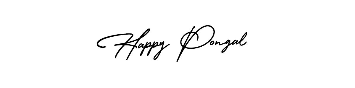 Also we have Happy Pongal name is the best signature style. Create professional handwritten signature collection using AmerikaSignatureDemo-Regular autograph style. Happy Pongal signature style 3 images and pictures png