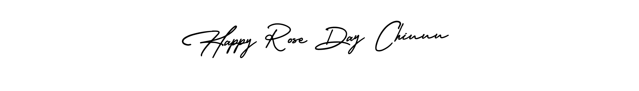 Make a beautiful signature design for name Happy Rose Day Chiuuu. With this signature (AmerikaSignatureDemo-Regular) style, you can create a handwritten signature for free. Happy Rose Day Chiuuu signature style 3 images and pictures png