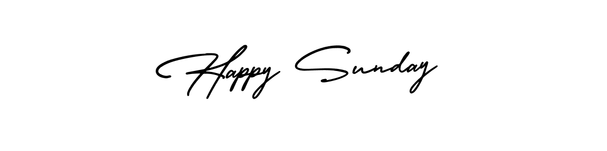 How to make Happy Sunday signature? AmerikaSignatureDemo-Regular is a professional autograph style. Create handwritten signature for Happy Sunday name. Happy Sunday signature style 3 images and pictures png
