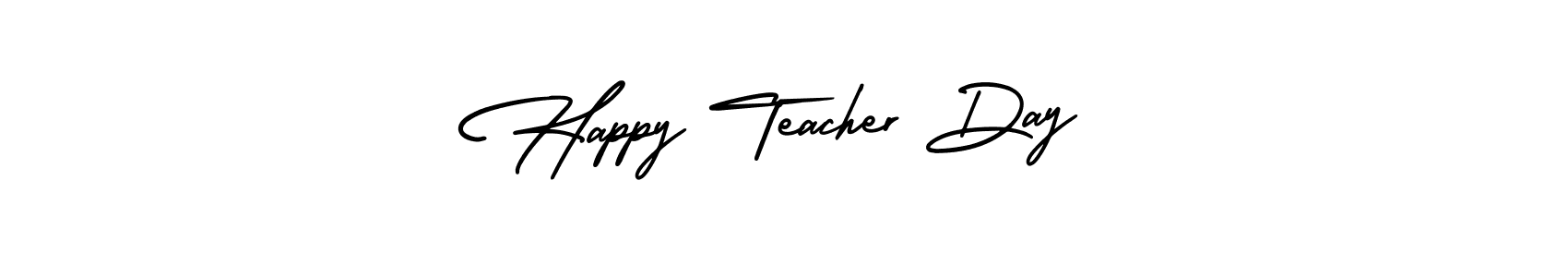 Best and Professional Signature Style for Happy Teacher Day. AmerikaSignatureDemo-Regular Best Signature Style Collection. Happy Teacher Day signature style 3 images and pictures png