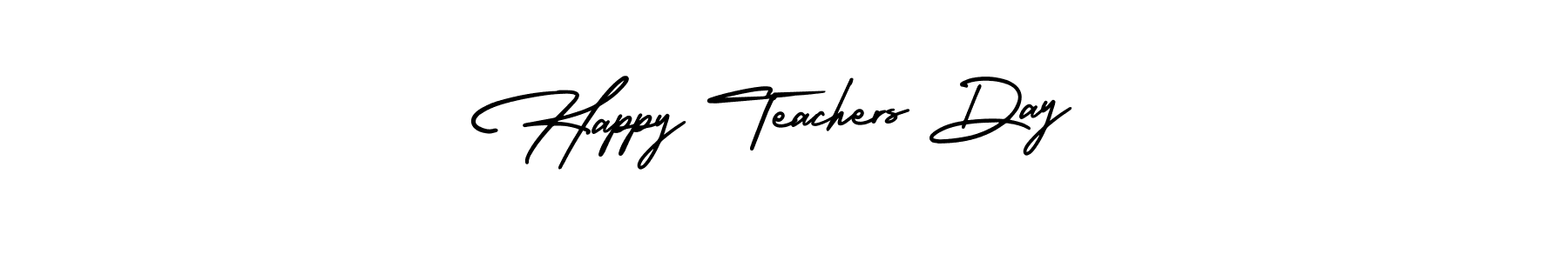 The best way (AmerikaSignatureDemo-Regular) to make a short signature is to pick only two or three words in your name. The name Happy Teachers Day include a total of six letters. For converting this name. Happy Teachers Day signature style 3 images and pictures png