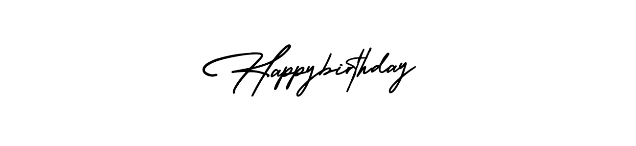 Make a short Happybirthday signature style. Manage your documents anywhere anytime using AmerikaSignatureDemo-Regular. Create and add eSignatures, submit forms, share and send files easily. Happybirthday signature style 3 images and pictures png