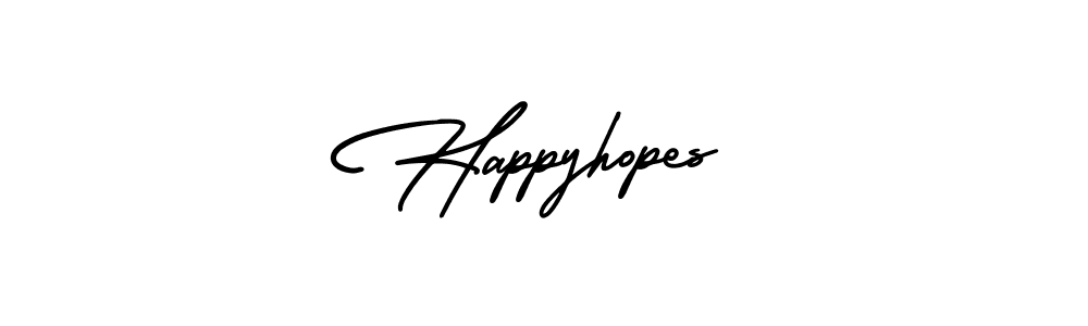 How to Draw Happyhopes signature style? AmerikaSignatureDemo-Regular is a latest design signature styles for name Happyhopes. Happyhopes signature style 3 images and pictures png