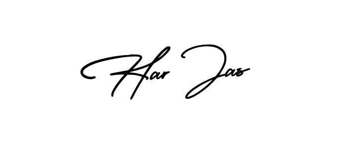 How to Draw Har Jas signature style? AmerikaSignatureDemo-Regular is a latest design signature styles for name Har Jas. Har Jas signature style 3 images and pictures png