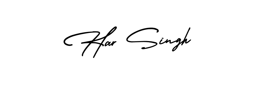 The best way (AmerikaSignatureDemo-Regular) to make a short signature is to pick only two or three words in your name. The name Har Singh include a total of six letters. For converting this name. Har Singh signature style 3 images and pictures png