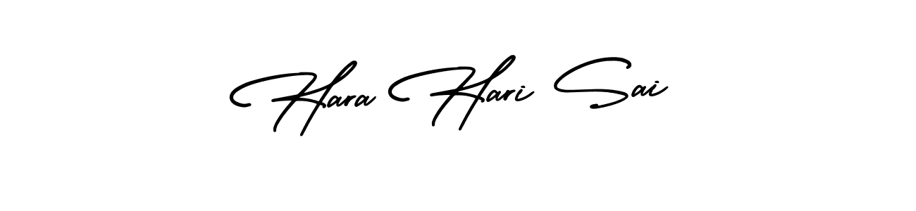 Hara Hari Sai stylish signature style. Best Handwritten Sign (AmerikaSignatureDemo-Regular) for my name. Handwritten Signature Collection Ideas for my name Hara Hari Sai. Hara Hari Sai signature style 3 images and pictures png