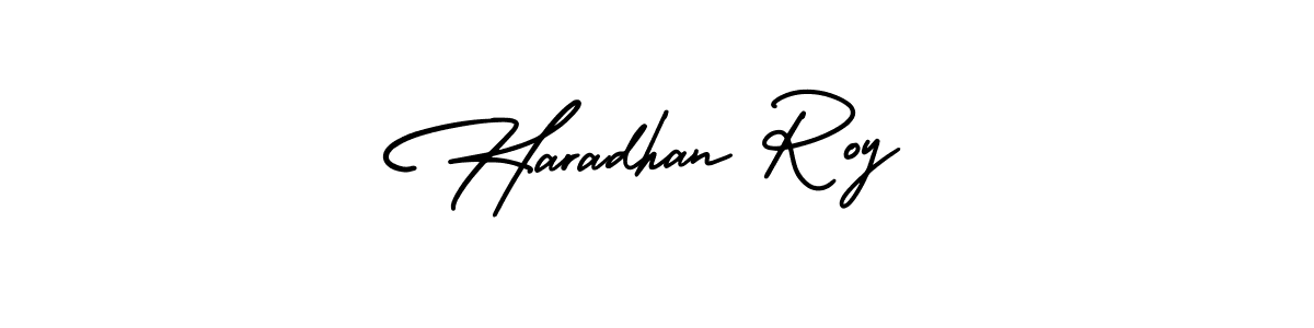 Also You can easily find your signature by using the search form. We will create Haradhan Roy name handwritten signature images for you free of cost using AmerikaSignatureDemo-Regular sign style. Haradhan Roy signature style 3 images and pictures png