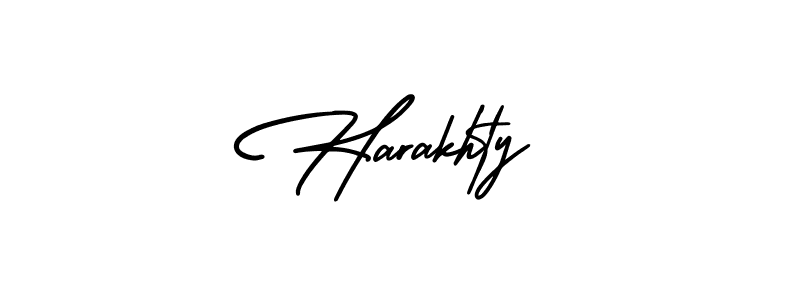 How to make Harakhty signature? AmerikaSignatureDemo-Regular is a professional autograph style. Create handwritten signature for Harakhty name. Harakhty signature style 3 images and pictures png