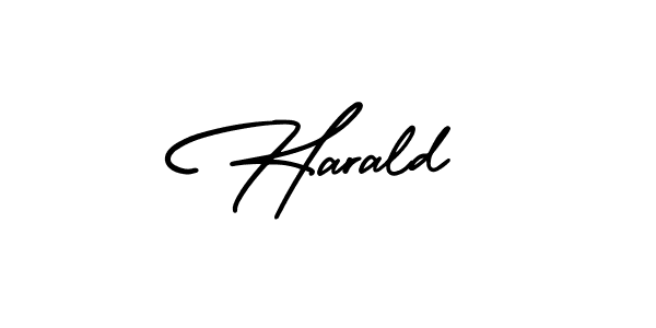 Similarly AmerikaSignatureDemo-Regular is the best handwritten signature design. Signature creator online .You can use it as an online autograph creator for name Harald. Harald signature style 3 images and pictures png