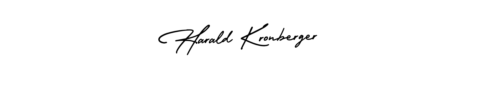 Harald Kronberger stylish signature style. Best Handwritten Sign (AmerikaSignatureDemo-Regular) for my name. Handwritten Signature Collection Ideas for my name Harald Kronberger. Harald Kronberger signature style 3 images and pictures png